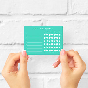 Green Mini Habit Tracker Sticky Notes