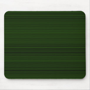 Green minimal lines mouse pad