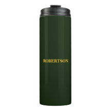 Green minimalist custom name