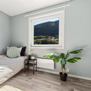 Green mint beige abstract geometric pattern round cushion