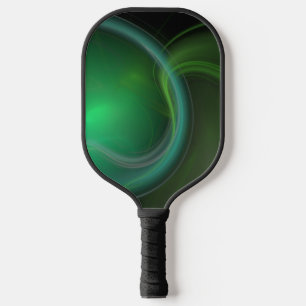 Green Mist Fractal Pickleball Paddle