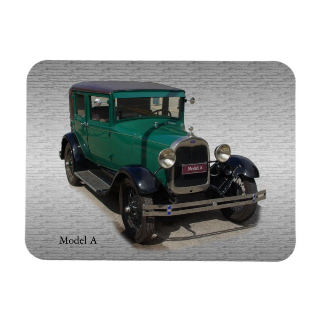 Green Model A magnet (Horizontal)
