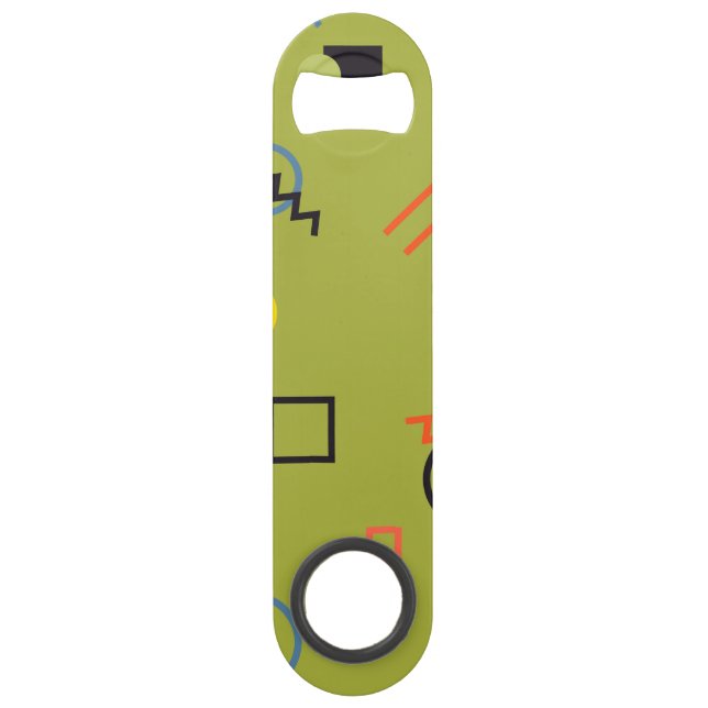 Green, modern, cool, trendy, urban,Memphis pattern (Front)