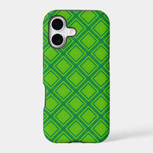 Green modern geometric mosaic pattern 3