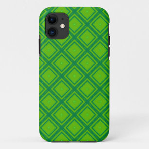 Green modern geometric mosaic pattern 3 Case-Mate iPhone case