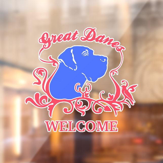 Green modern Great Dane Silhouette (Sheet 2)