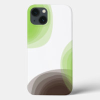 Green, modern, simple, flower abstract graphic