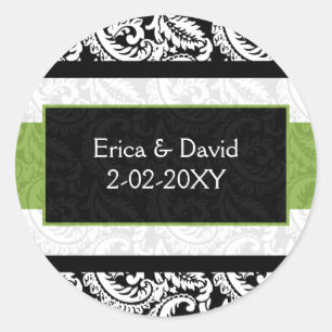 green  Monogram label