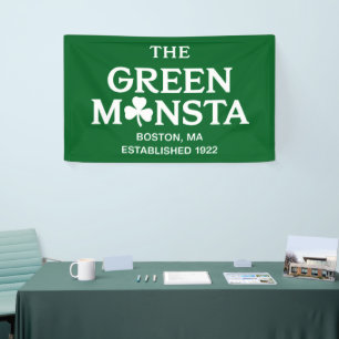 Green Monsta Boston Green Monstah Baseball Gift  Banner