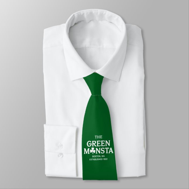 Green Monsta Boston Green Monstah Baseball Gift  Tie (Tied)
