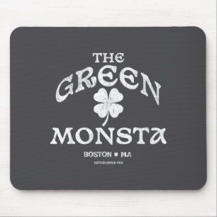Green Monsta Funny Boston M New England Srts Gift  Mouse Pad