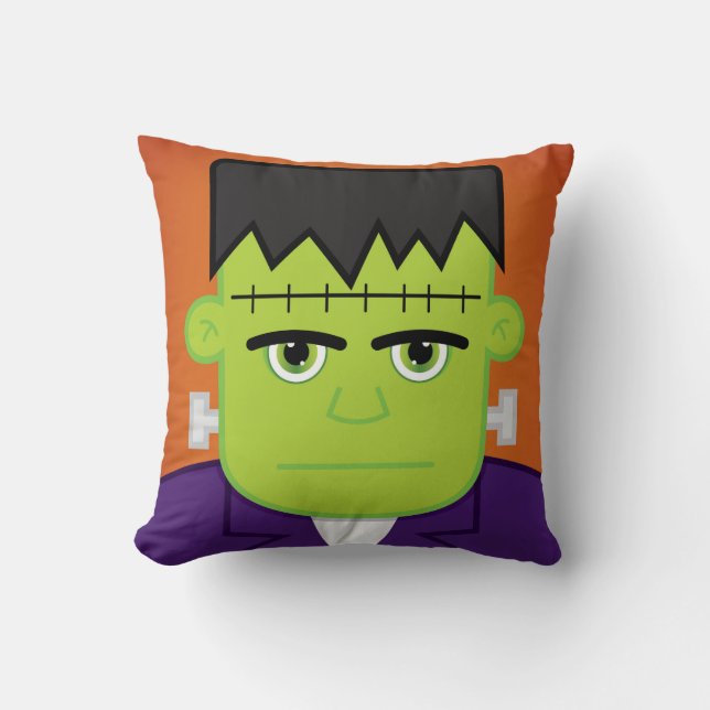 Green monster cushion (Front)