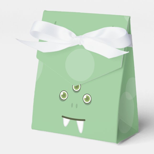 Green Monster Face Gift Box (Front Side)