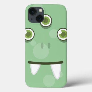 Green Monster Face iPad Case