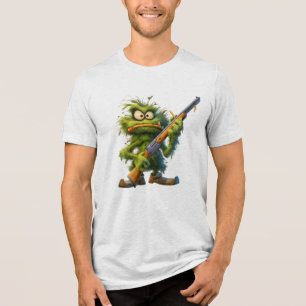 Green Monster Shooter Tri-Blend Shirt