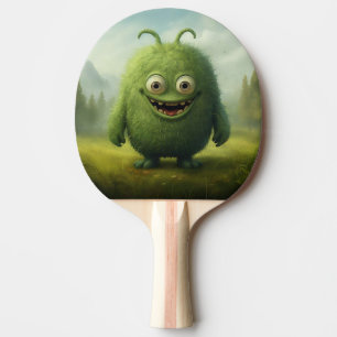 "Green Monster Themed Ping Pong Paddle" Ping Pong Paddle