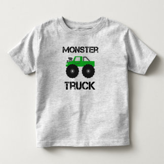 Green Monster Truck Toddler T-Shirt