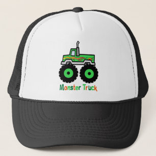 Green Monster Truck Trucker Hat