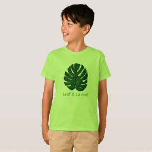 Green Monstera Leaf T-Shirt
