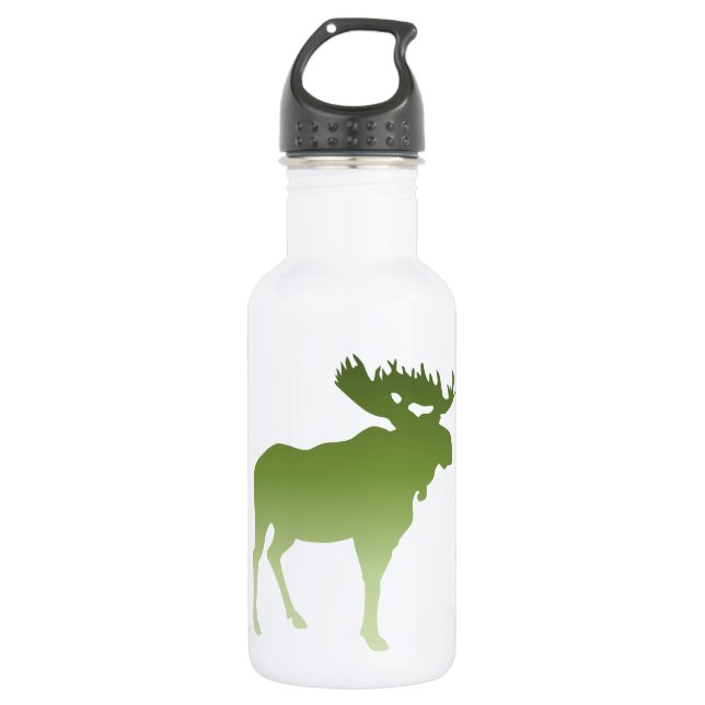 Green Moose 532 Ml Water Bottle (Front)