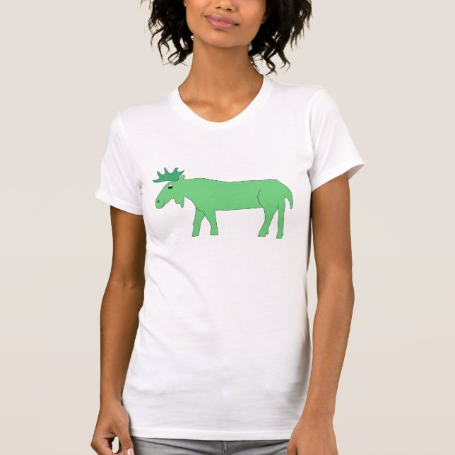 Green Moose apparel T-Shirt (Front)