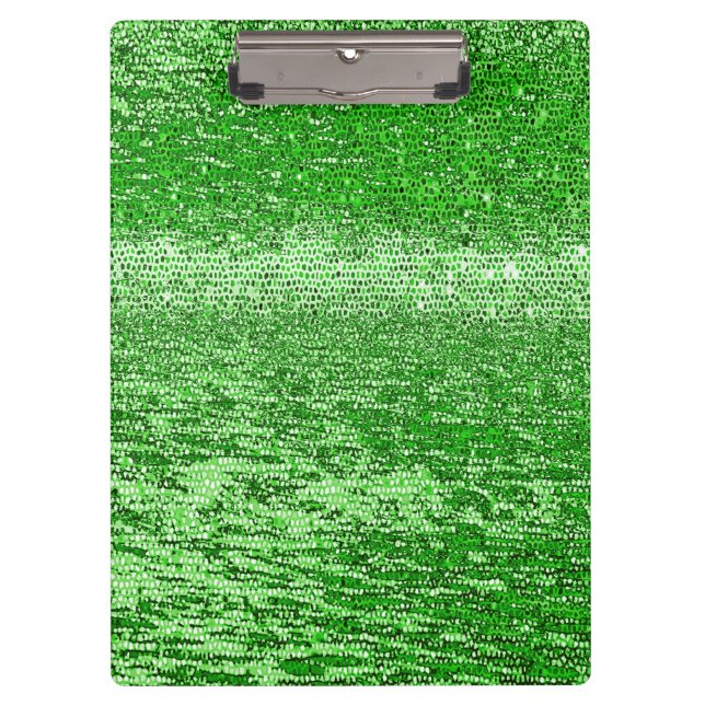 Green mosaic pattern clipboard (Front)