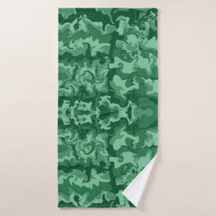 Green Moss Bath Towel
