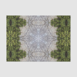 Green Moss & Earth Nature Art Tissue Paper