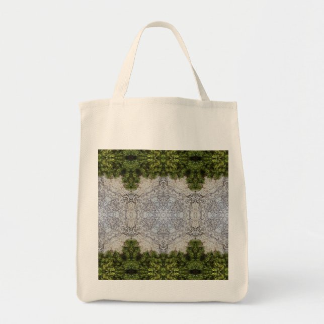 Green Moss & Nature Earth Art Tote Bag (Front)