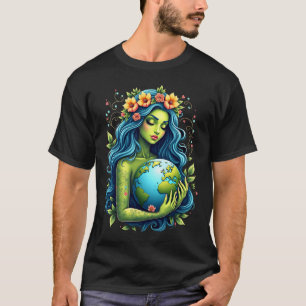 Green Mother Earth Day Gaia Save Our Planet Women T-Shirt