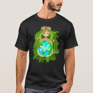 Green Mother Earth Day Gaia Save Our Planet Women T-Shirt