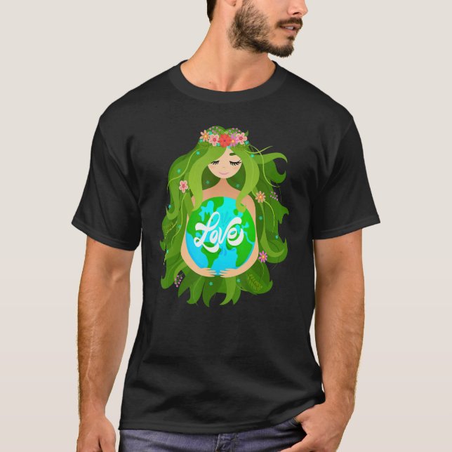 Green Mother Earth Day Gaia Save Our Planet Women  T-Shirt (Front)