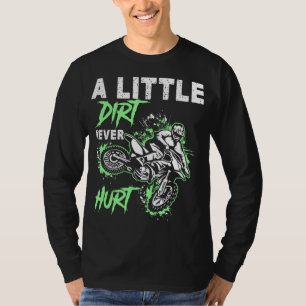 Green Motorcycle Dirt Bike MX Motocross Mens Boys T-Shirt