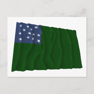 Green Mountain Boys flag Postcard