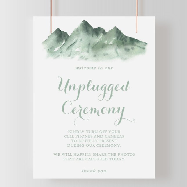 Green Mountain Country Unplugged Ceremony Sign (Creator Uploaded)
