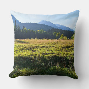 Green Mountain Meadow – Wild Nature Romania Cushion