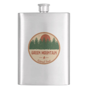 Green Mountain National Forest Hip Flask
