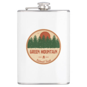 Green Mountain National Forest Hip Flask