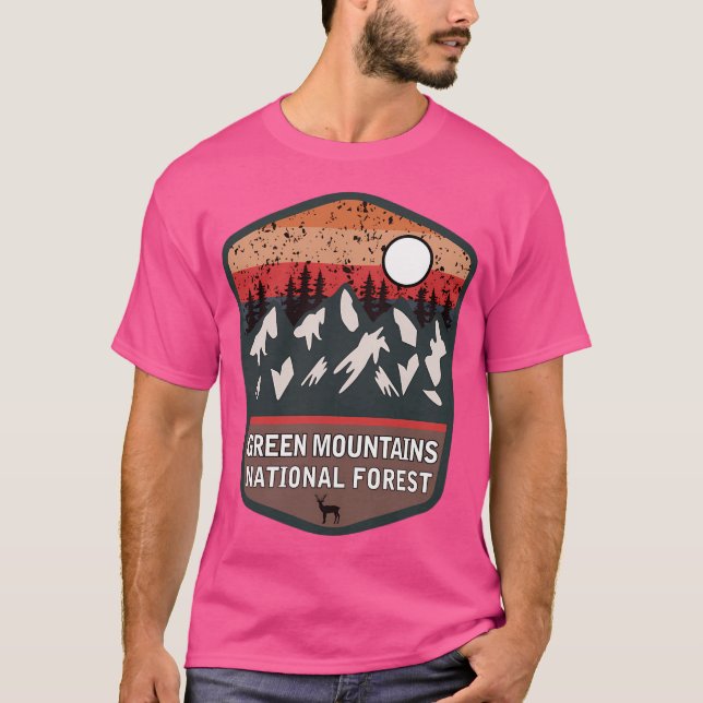 Green Mountains National Forest Active T-Shirt (Front)