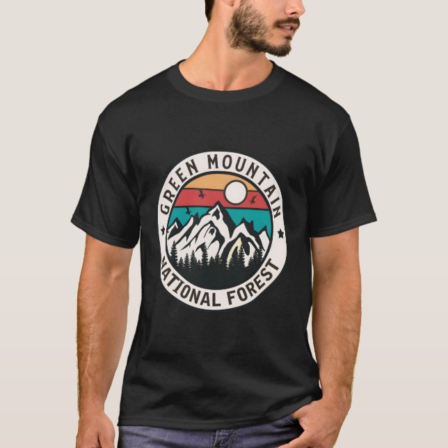Green mountains national forest  T-Shirt (Front)