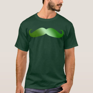 Green Moustache Irish Moustache T-Shirt