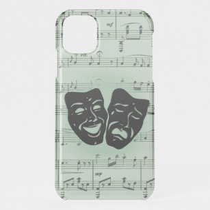 Green Music and Theatre Greek Masks iPhone 11 Case