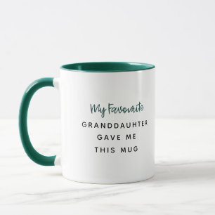 Green My Favourite Gave Me This Mug
