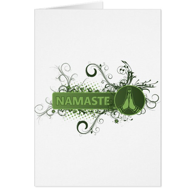 Green Namaste English (Front)