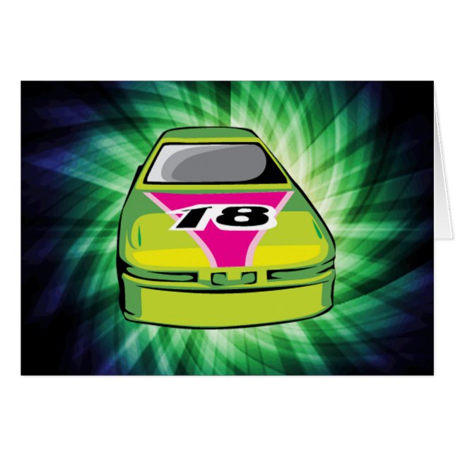 Green Nascar (Front Horizontal)