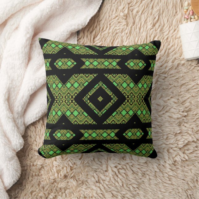 green, natural, home decor, abstract,  cushion (Blanket)