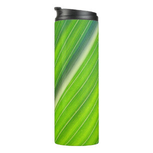 Green natural pattern thermal tumbler