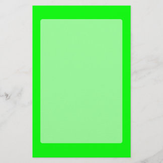 Green Neon Colour Customise This Stationery