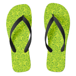Green neon jandals