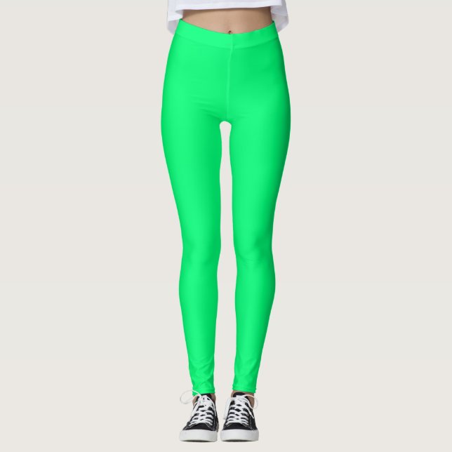 Green Neon Leggings (Front)